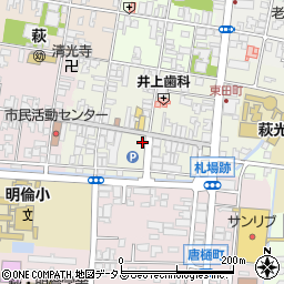 そば処田波周辺の地図