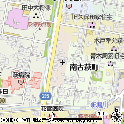 山口県萩市南片河町70-9周辺の地図