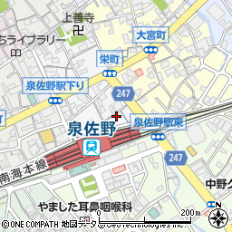 大阪府泉佐野市栄町2-6周辺の地図
