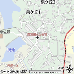 府営泉ヶ丘住宅周辺の地図