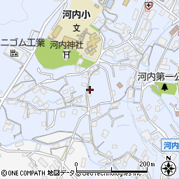 広島県広島市佐伯区五日市町大字上河内178周辺の地図