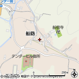 奈良県御所市船路261周辺の地図
