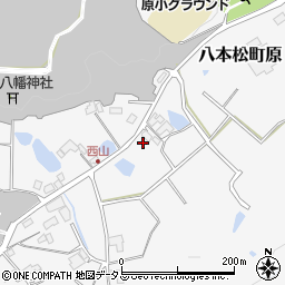 広島県東広島市八本松町原3678周辺の地図