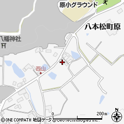 広島県東広島市八本松町原3638周辺の地図