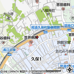 西国寺下周辺の地図