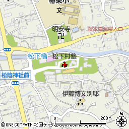 松下村塾周辺の地図