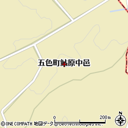 兵庫県洲本市五色町鮎原中邑周辺の地図