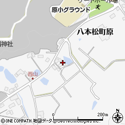 広島県東広島市八本松町原3630周辺の地図