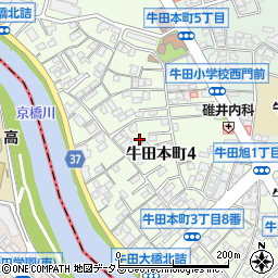 広島県広島市東区牛田本町周辺の地図