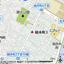 理容大阪周辺の地図