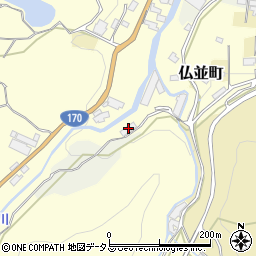 大阪府和泉市仏並町1117周辺の地図