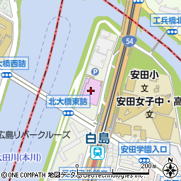 上野学園ホール（広島県立文化芸術ホール）周辺の地図