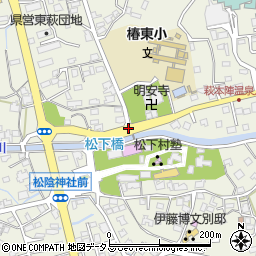 松陰神社北周辺の地図