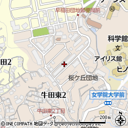 コープ野村牛田東周辺の地図