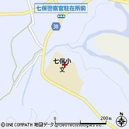 大紀町立七保小学校周辺の地図