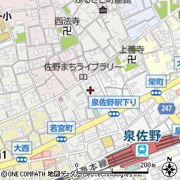 アステージ泉佐野周辺の地図