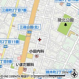 ＡＳＡＨＩ　ＰＡＲＫ三篠町第８駐車場周辺の地図
