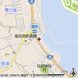 塩田郵便局周辺の地図
