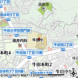 広島市立　牛田児童館周辺の地図
