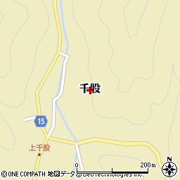 奈良県吉野郡吉野町千股周辺の地図
