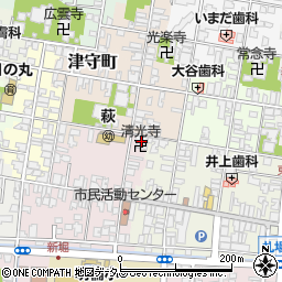 清光寺周辺の地図