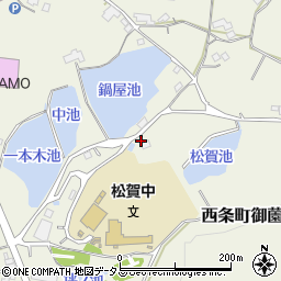 広島県東広島市西条町御薗宇868周辺の地図