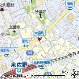 西田外科周辺の地図