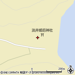 東京都新島村若郷淡井羽端周辺の地図