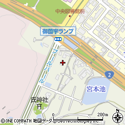 広島県東広島市西条町御薗宇1327-1周辺の地図