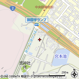 広島県東広島市西条町御薗宇1327周辺の地図