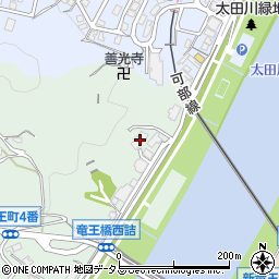 広島県広島市西区竜王町2-6周辺の地図