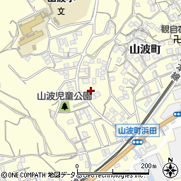 広島県尾道市山波町1399-4周辺の地図