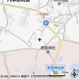 広島県東広島市八本松町原11606周辺の地図