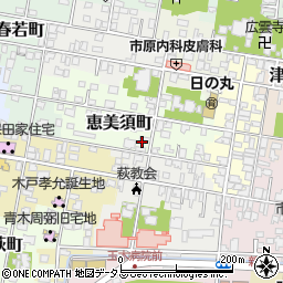 原田清畳店周辺の地図
