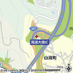 広島県尾道市山波町522-12周辺の地図