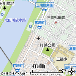 セブンイレブン広島打越町店周辺の地図