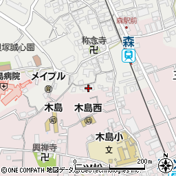 大阪府貝塚市森1013周辺の地図