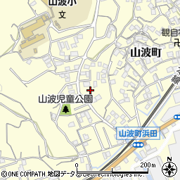 広島県尾道市山波町1399-3周辺の地図