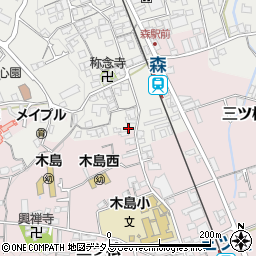 大阪府貝塚市森560周辺の地図