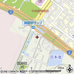 広島県東広島市西条町御薗宇1315周辺の地図