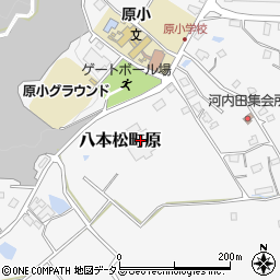 故郷-八本松周辺の地図