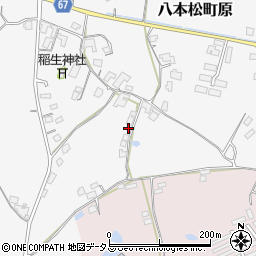 広島県東広島市八本松町原7113周辺の地図
