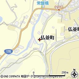 大阪府和泉市仏並町1089周辺の地図