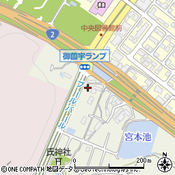 広島県東広島市西条町御薗宇1317周辺の地図