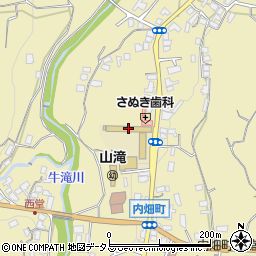 岸和田市立山滝小学校周辺の地図