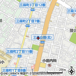 ツノダ歯科三篠横川クリニック周辺の地図