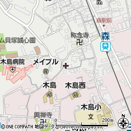 大阪府貝塚市森1028周辺の地図