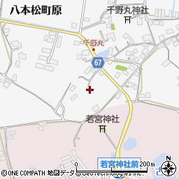 広島県東広島市八本松町原7278周辺の地図