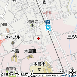 大阪府貝塚市森559周辺の地図