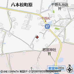 広島県東広島市八本松町原7279周辺の地図